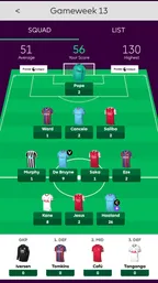 MY HIVE FPL TEAM RECAP : GAME WEEK  13 thumbnail