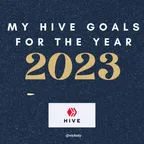 MY HIVE GOALS FOR THE YEAR 2023  thumbnail