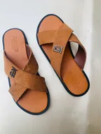 DIY PROCESS OF MAKING A BROWN SUEDE LEATHER SLIPPERS thumbnail