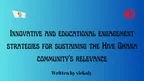 Innovative and educational engagement strategies for sustaining the Hive Ghana community's relevance thumbnail