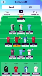 Average performance by my FPL team in GAMEWEEK 30th thumbnail