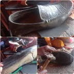 How I refunished a spoilt shoe to look more decent and comfortable thumbnail