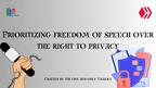 Prioritizing freedom of speech over the right to privacy thumbnail